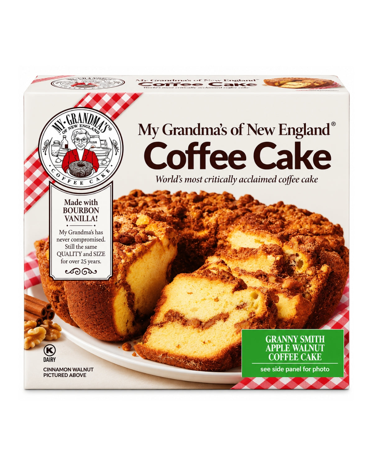 My Grandma's of New England Granny Smith Apple Walnut Coffee Cake 28 oz (794 g)
