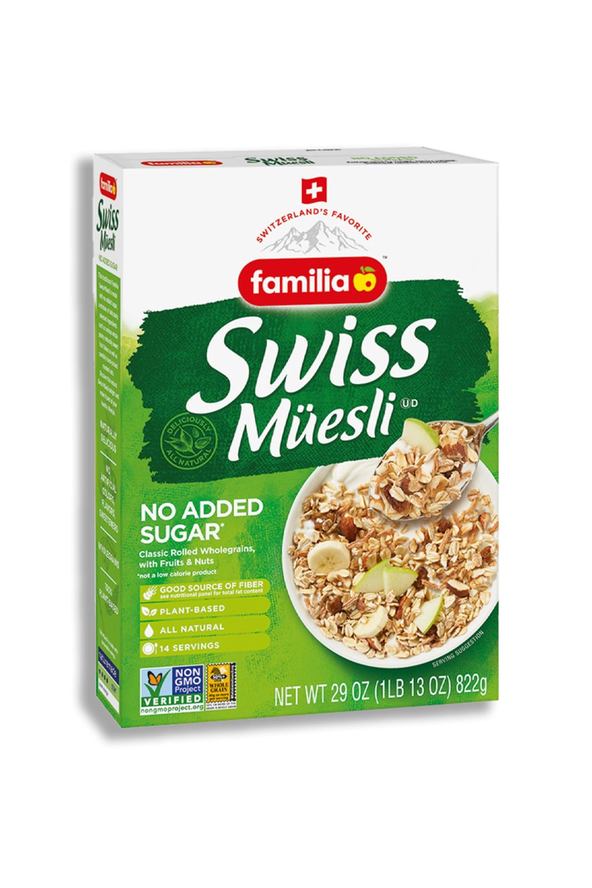 NO SUGAR ADDED SWISS MUESLI