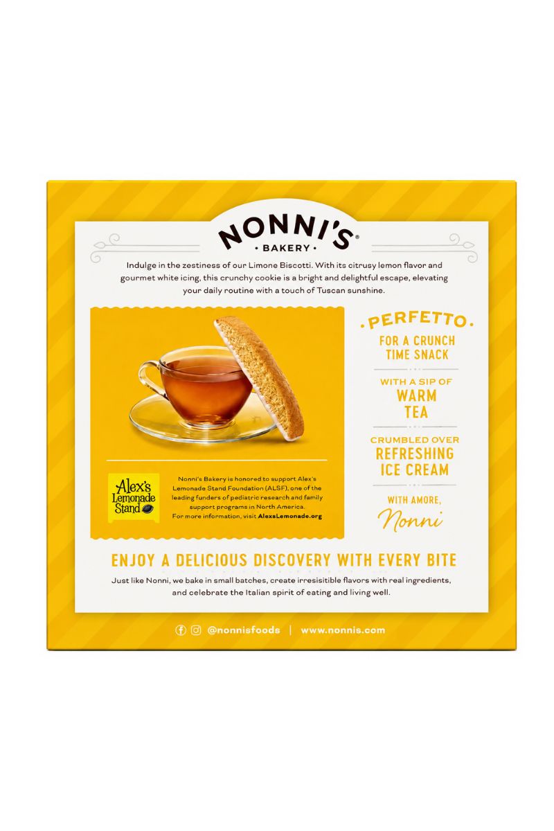 NONNIS LIMONE LEMON BISCOTTI