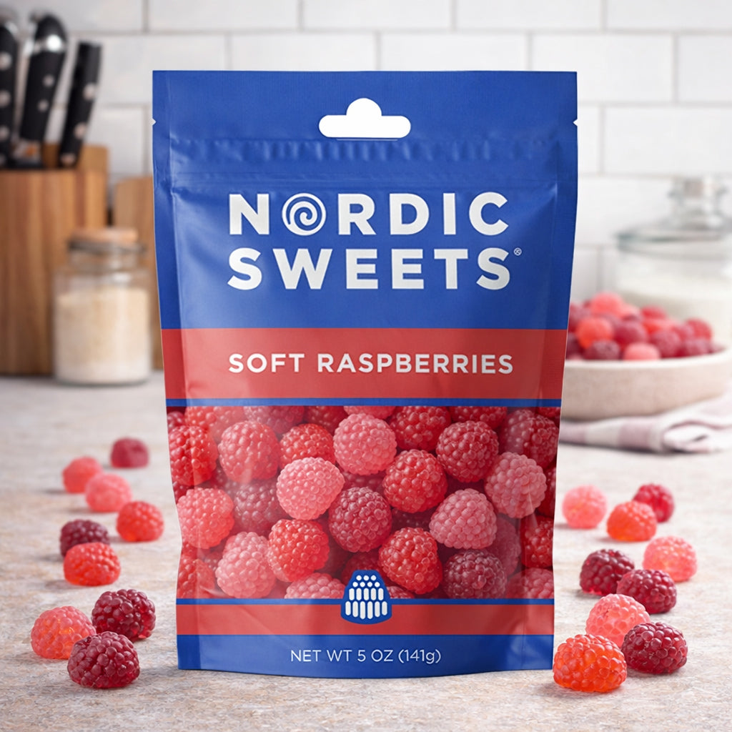 NORDIC SWEETS SOFT RASPBERRIES