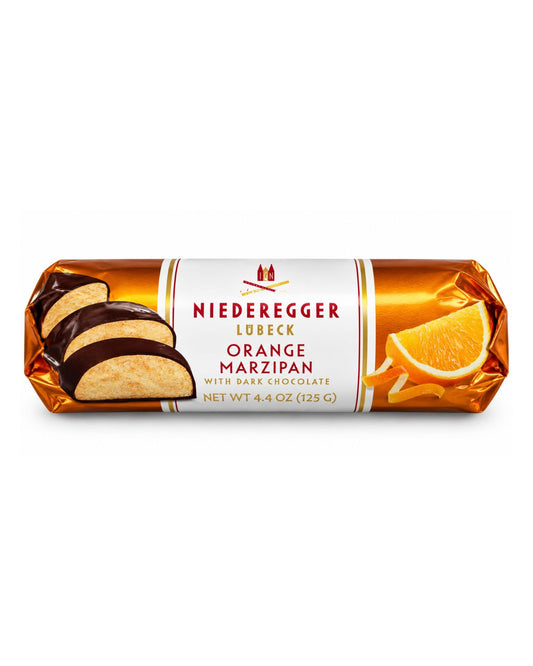 Niederegger Lübeck Orange Marzipan with Dark Chocolate – 4.4 oz (125 g)