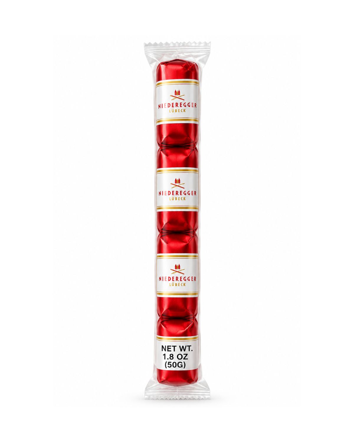 Niederegger Lübeck Classic Marzipan Mini Treats – 3 Pieces, 1.8 oz (50 g)
