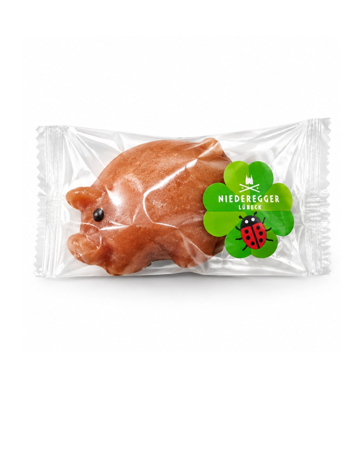 Niederegger Lübeck Lucky Marzipan Pig – Individually Wrapped Good Luck Treat