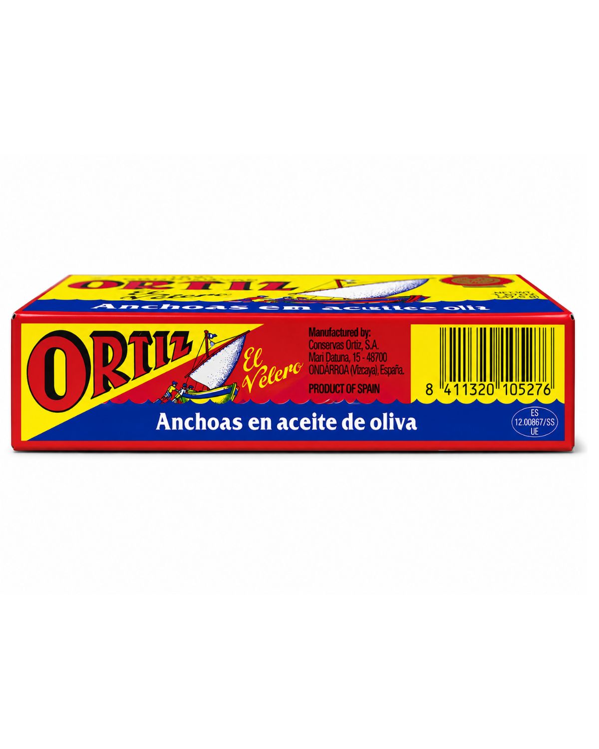 Ortiz El Velero Anchovies in Olive Oil 1.67 oz (47.5 g)