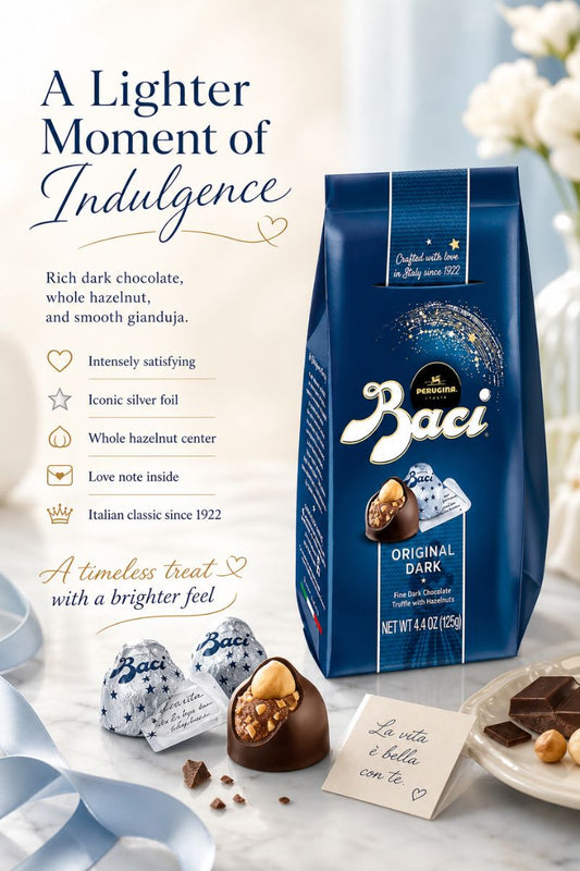 PERUGINA BACI DARK CHOCOLATE BAG