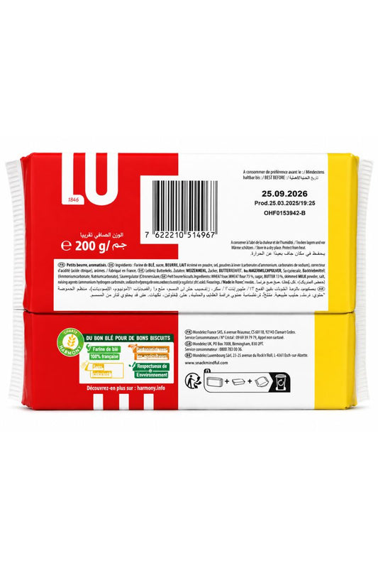 LU Véritable Petit Beurre Butter Biscuits 24 Pack