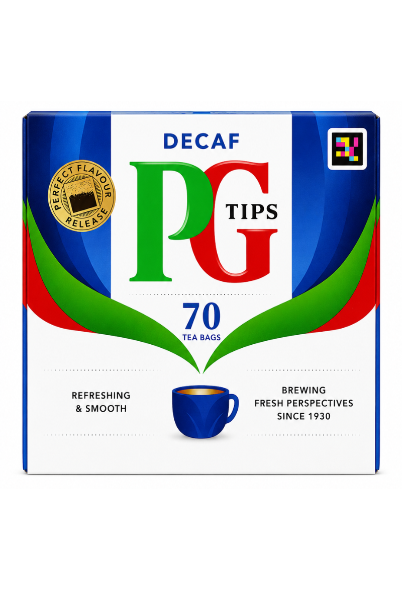 PG Tips Decaf Black Tea – 70 Teabags, Refreshing & Smooth