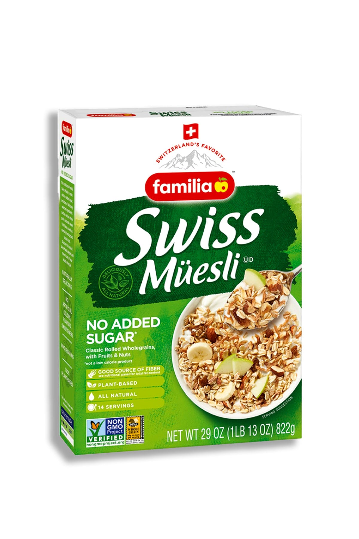 PREMIUM NO SUGAR ADDED SWISS MUESLI