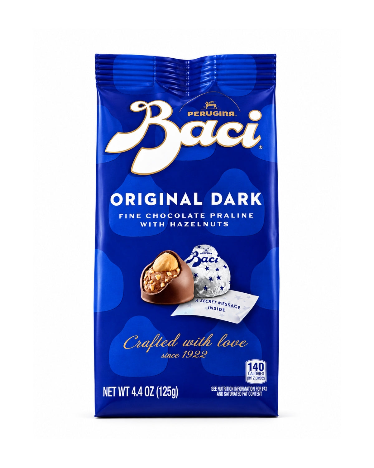 Perugina Baci Original Dark Chocolate Hazelnut Pralines 4.4 oz (125g)