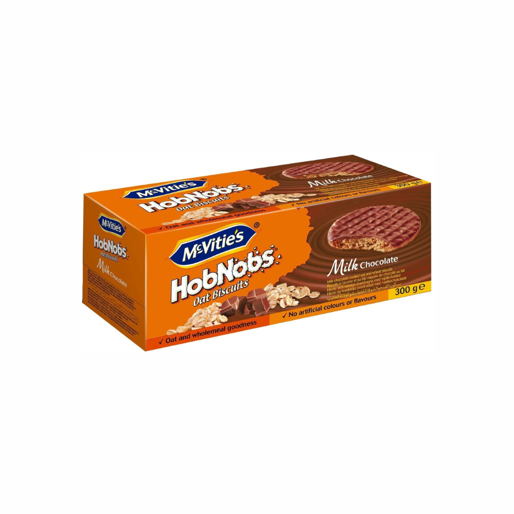 McVitie's Hobnobs Milk Chocolate 300g