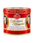 Reber Mozart-Kugeln German Chocolate Pralines – Red Gift Tin