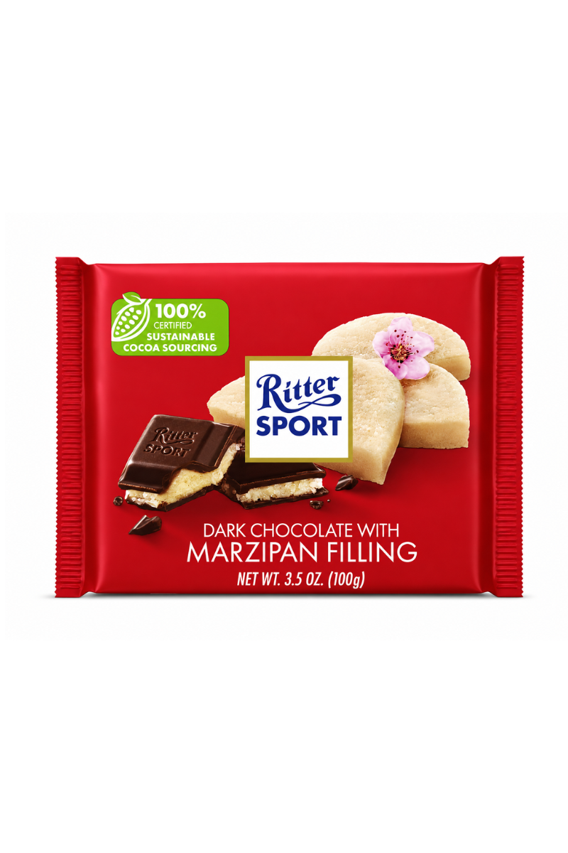 Ritter Sport Dark Chocolate with Marzipan