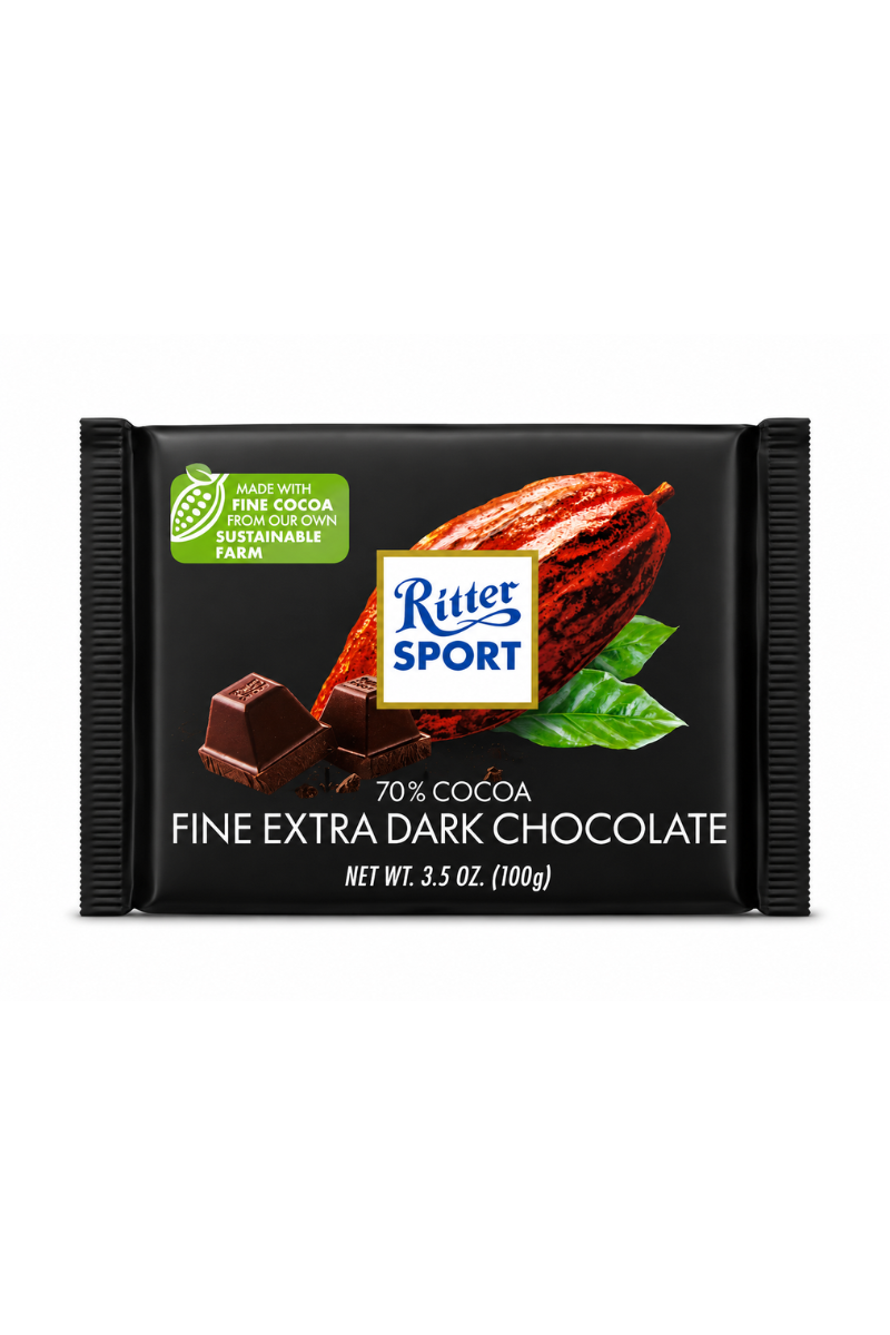 Ritter Sport Fine Dark Chocolate 70% Cocoa