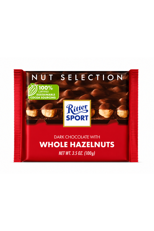 Ritter Sport Milk Chocolate with Whole Hazelnuts