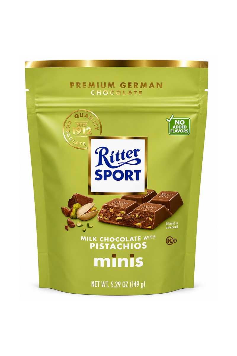 Ritter Sport Milk Chocolate Pistachio Mini Bag