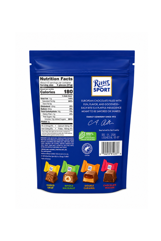 Ritter Sport Mixed Chocolate Cubes