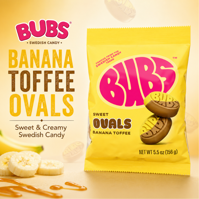 BUBS BANANA TOFFEE OVALS