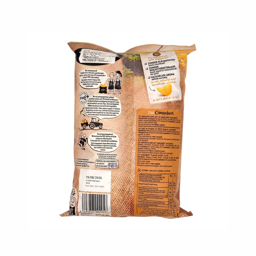 Brets Camembert Chips