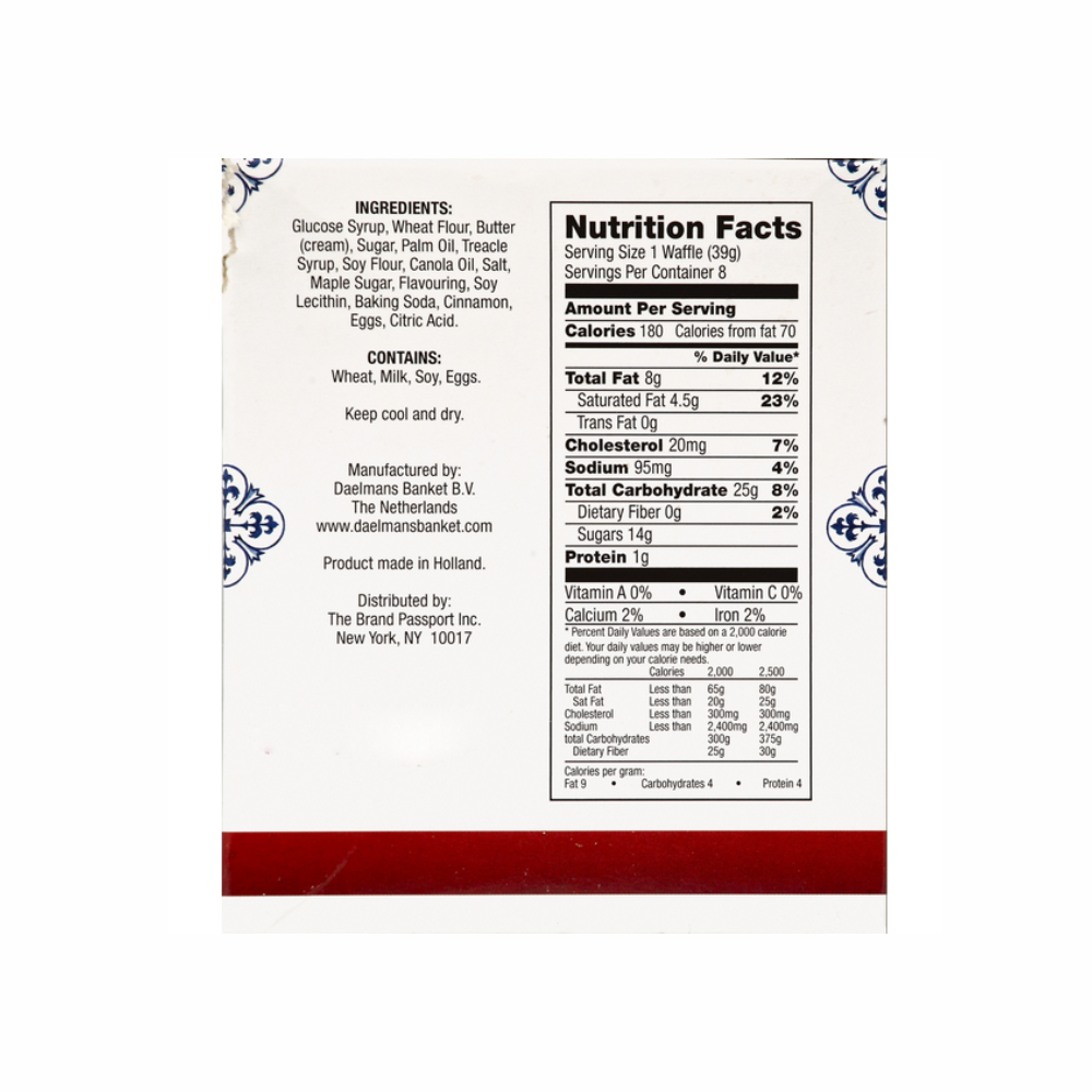 Daelmans Maple Jumbo Stroopwafels Box