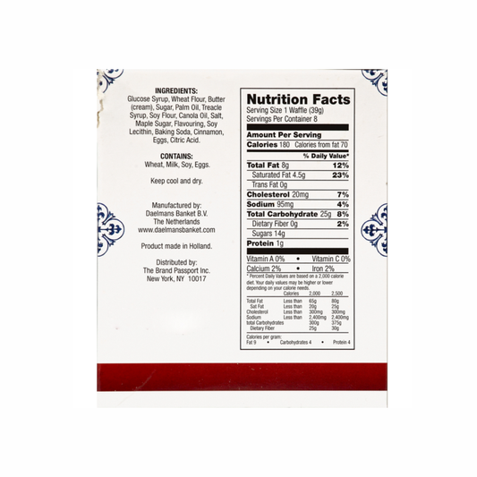 Daelmans Maple Jumbo Stroopwafels Box