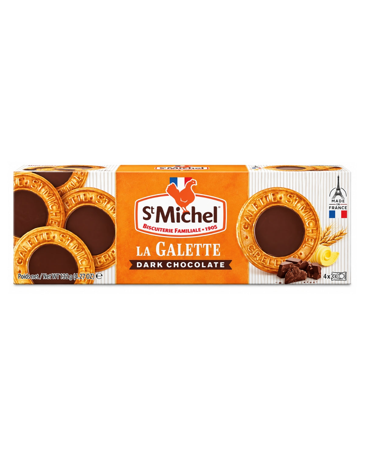 St Michel La Galette Dark Chocolate 4.27 oz (132 g)
