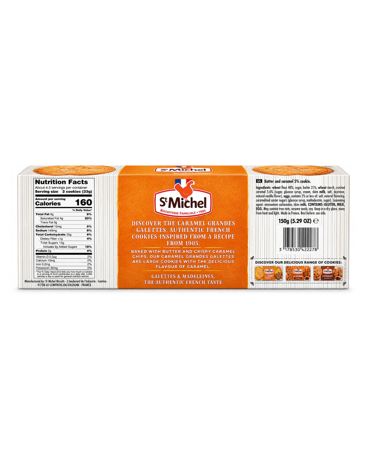 St Michel La Grande Galette Caramel 5.29 oz (150 g)