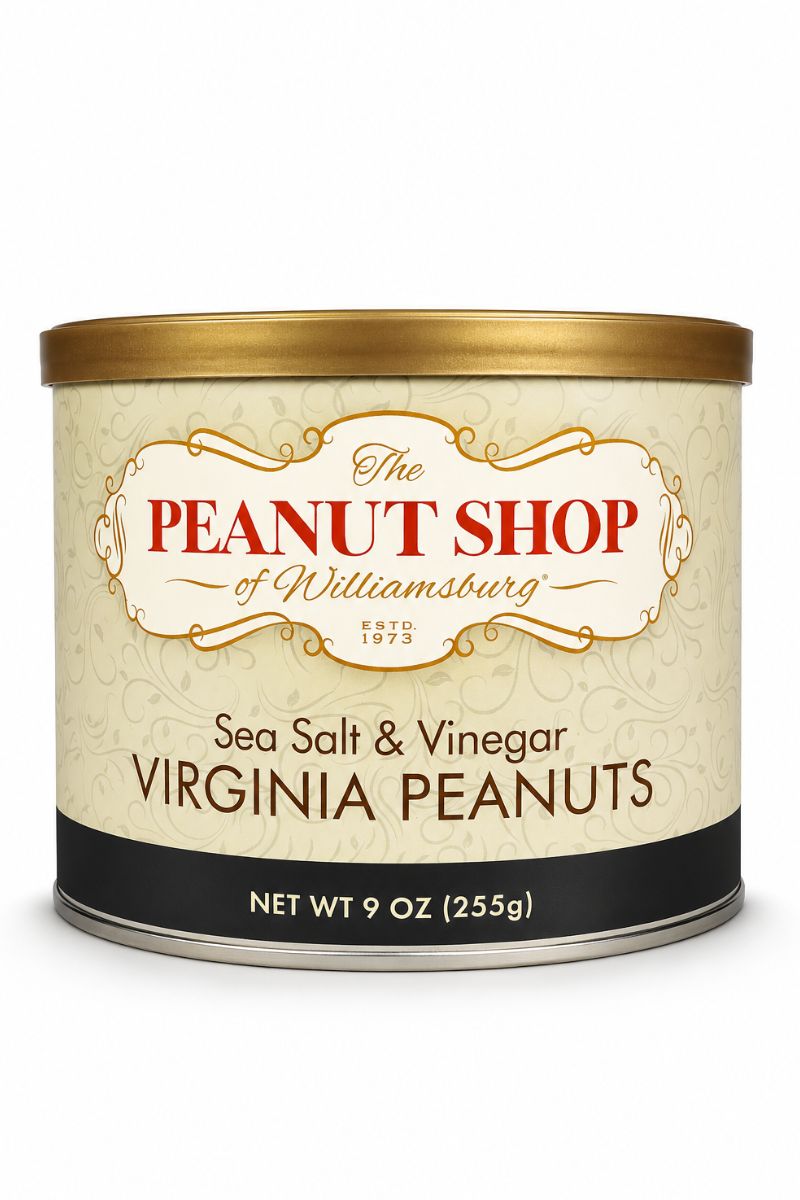 The Peanut Shop of Williamsburg Sea Salt & Vinegar Virginia Peanuts