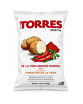 Torres Selecta De La Vera Hot Smoked Paprika Premium Potato Chips 5.29 oz (150 g)