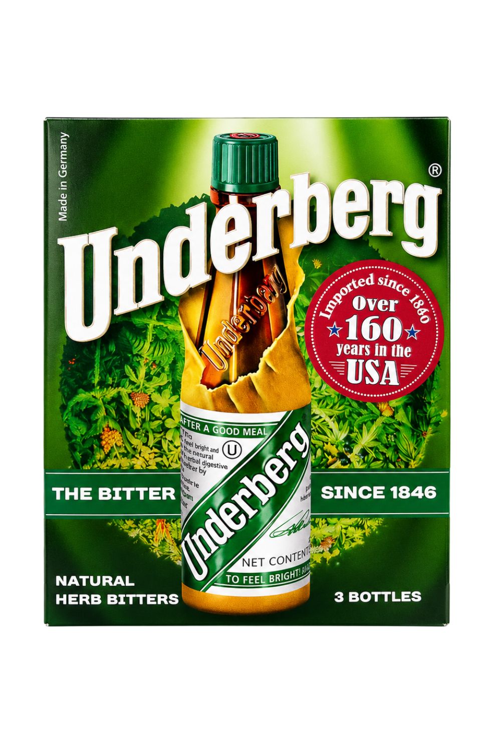 Underberg Herbal Bitters 3-pack,3 btl