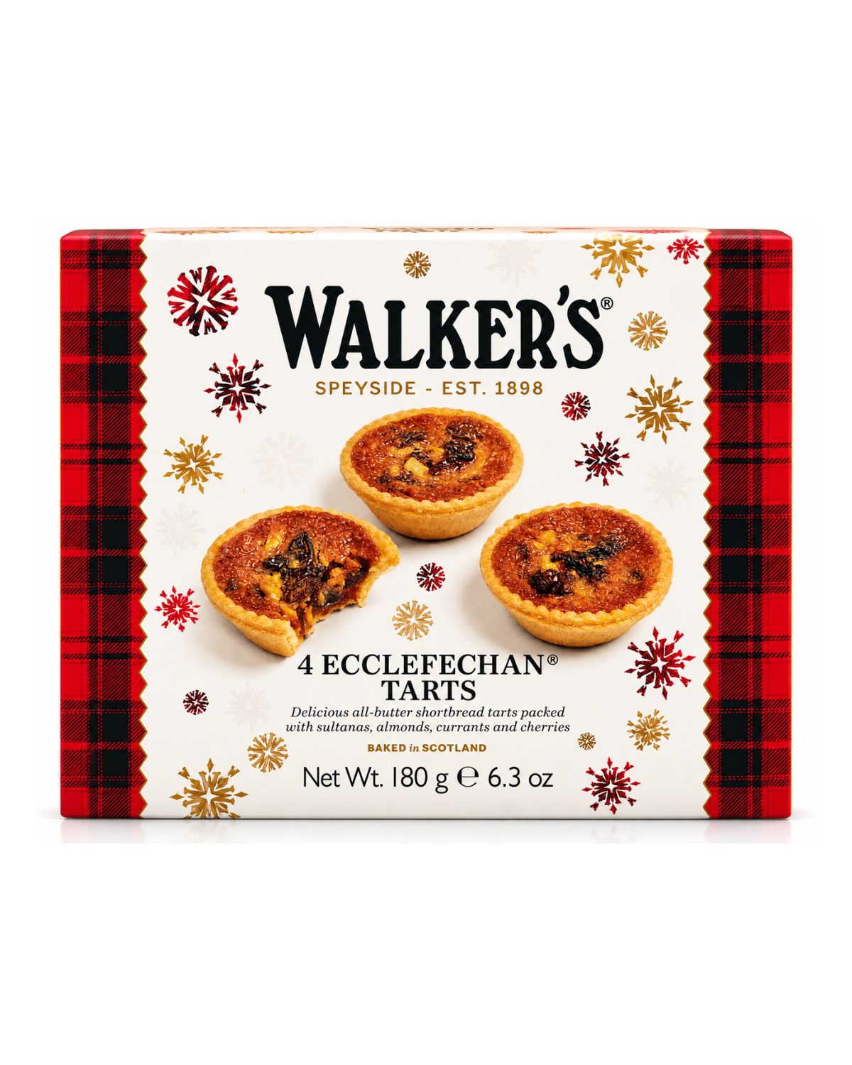 Walker's Ecclefechan Tarts – Traditional Scottish Fruit Tarts, 6.3 oz