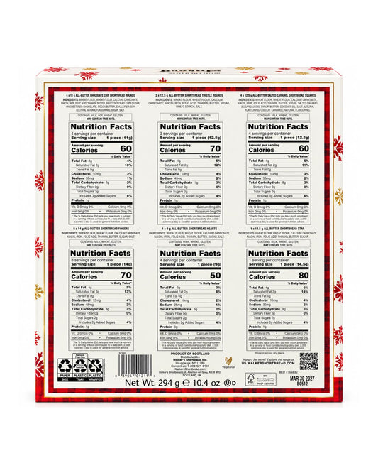 Walker's Shortbread Advent Calendar – Scottish Christmas Countdown, 10.4 oz