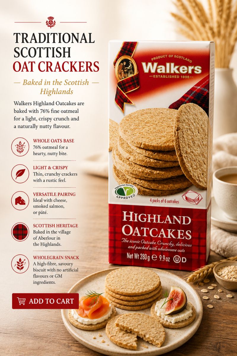 WALKERS HIGHLAND OATCAKES