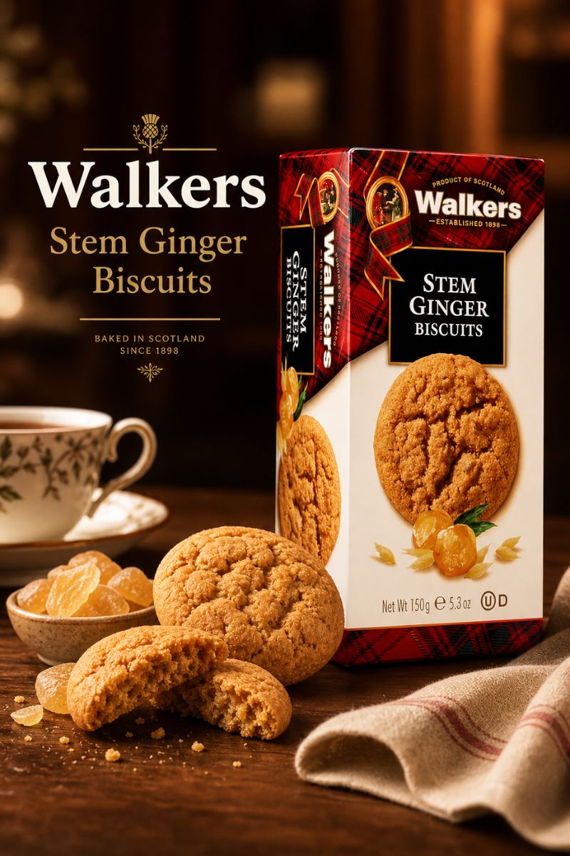 Walkers Stem Ginger Biscuits