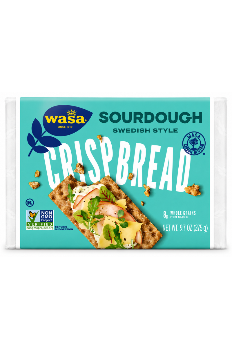 Wasa Sourdough Swedish Style Crispbread – Non-GMO, 9.7 oz