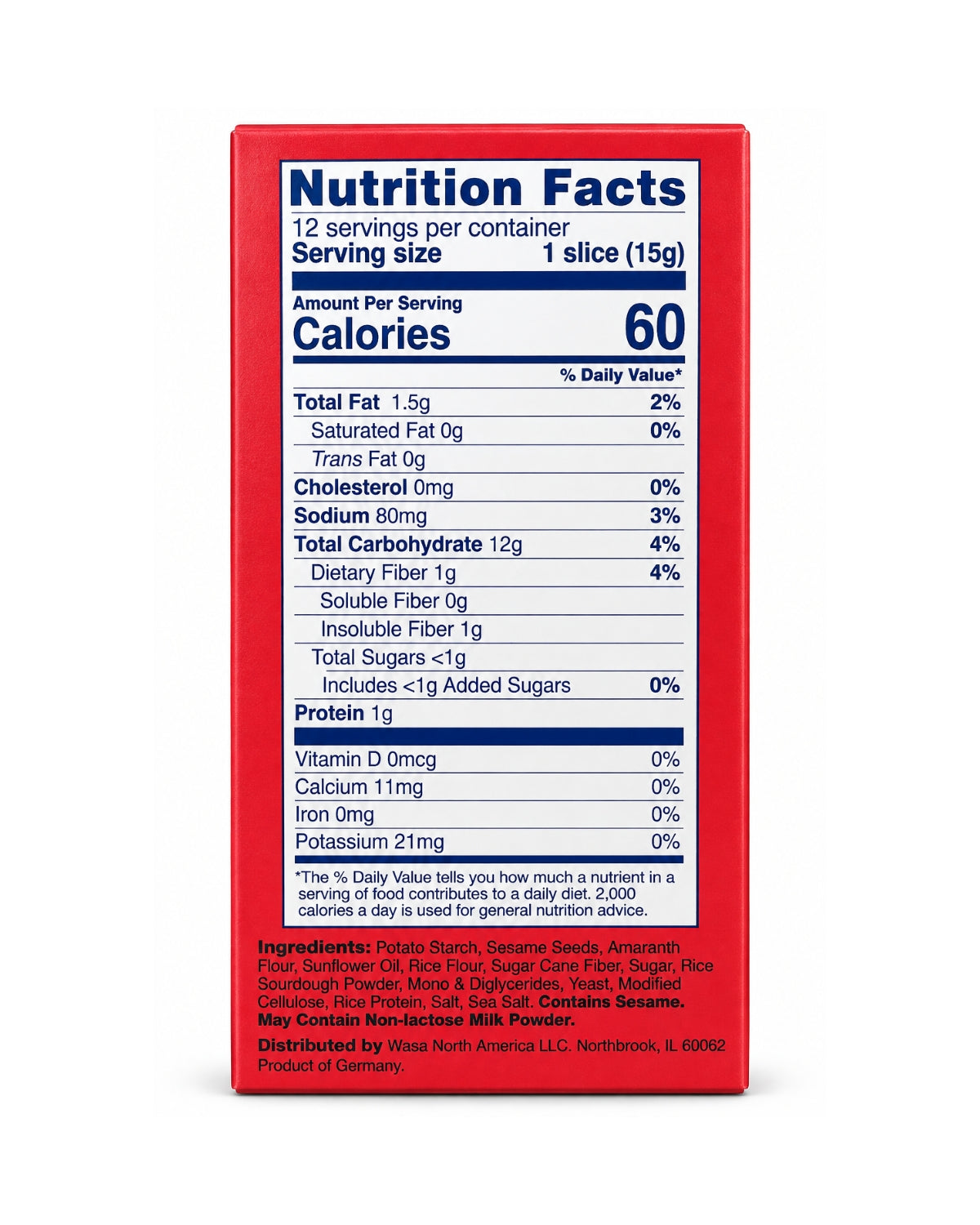 Wasa Whole Grain Crispbread,9.2 oz