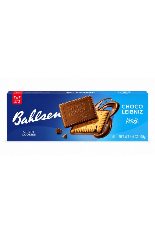 Bahlsen Choco Leibniz Milk Crispy Cookies 4.4 oz package