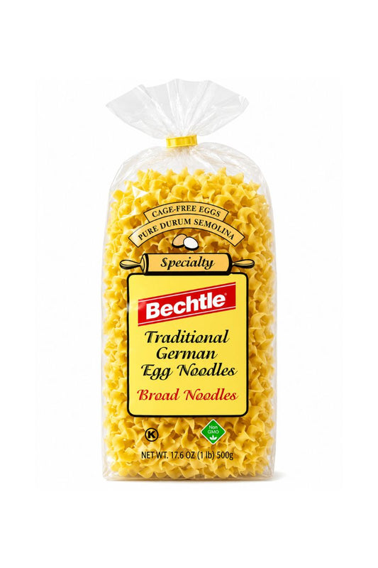 Bechtle Traditional German Egg Noodles Broad Noodles bag, 17.6 oz