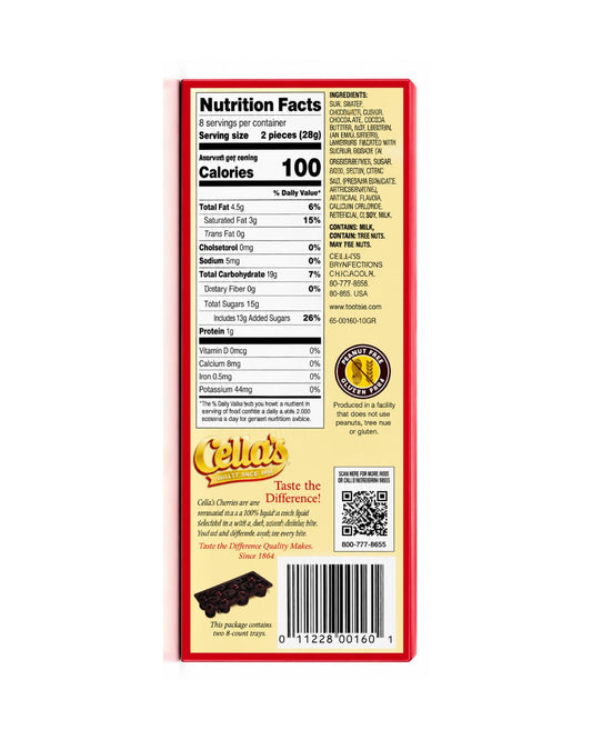 cellas dark chocolate cherries 8 oz — back