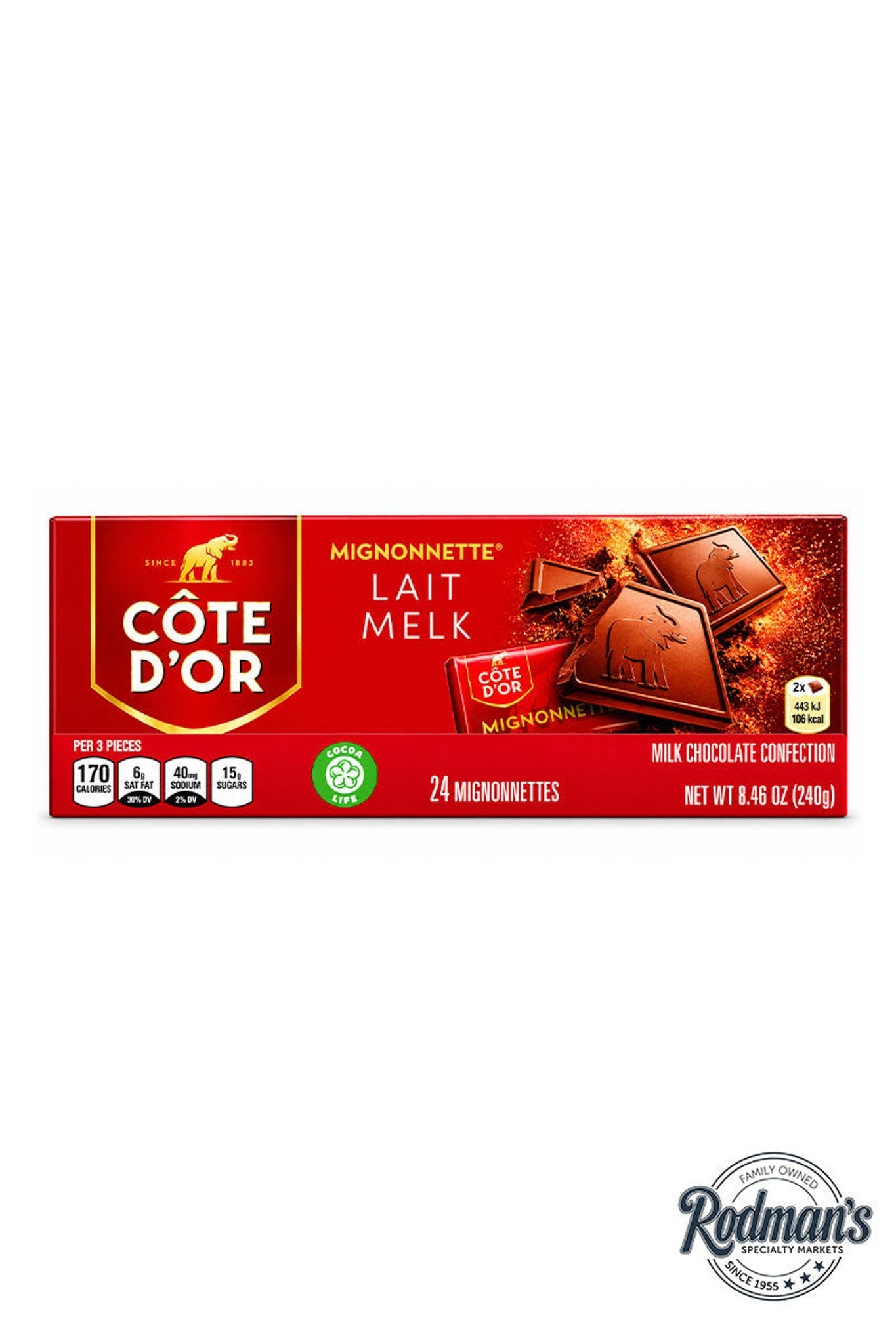Cote D'or Milk Chocolate Mignonnettes box, 8.46 oz