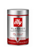 illy Classico Classic Roast Moka Pot Ground Coffee — illy Blend 100% Arabica, 8.8 oz / 250g
