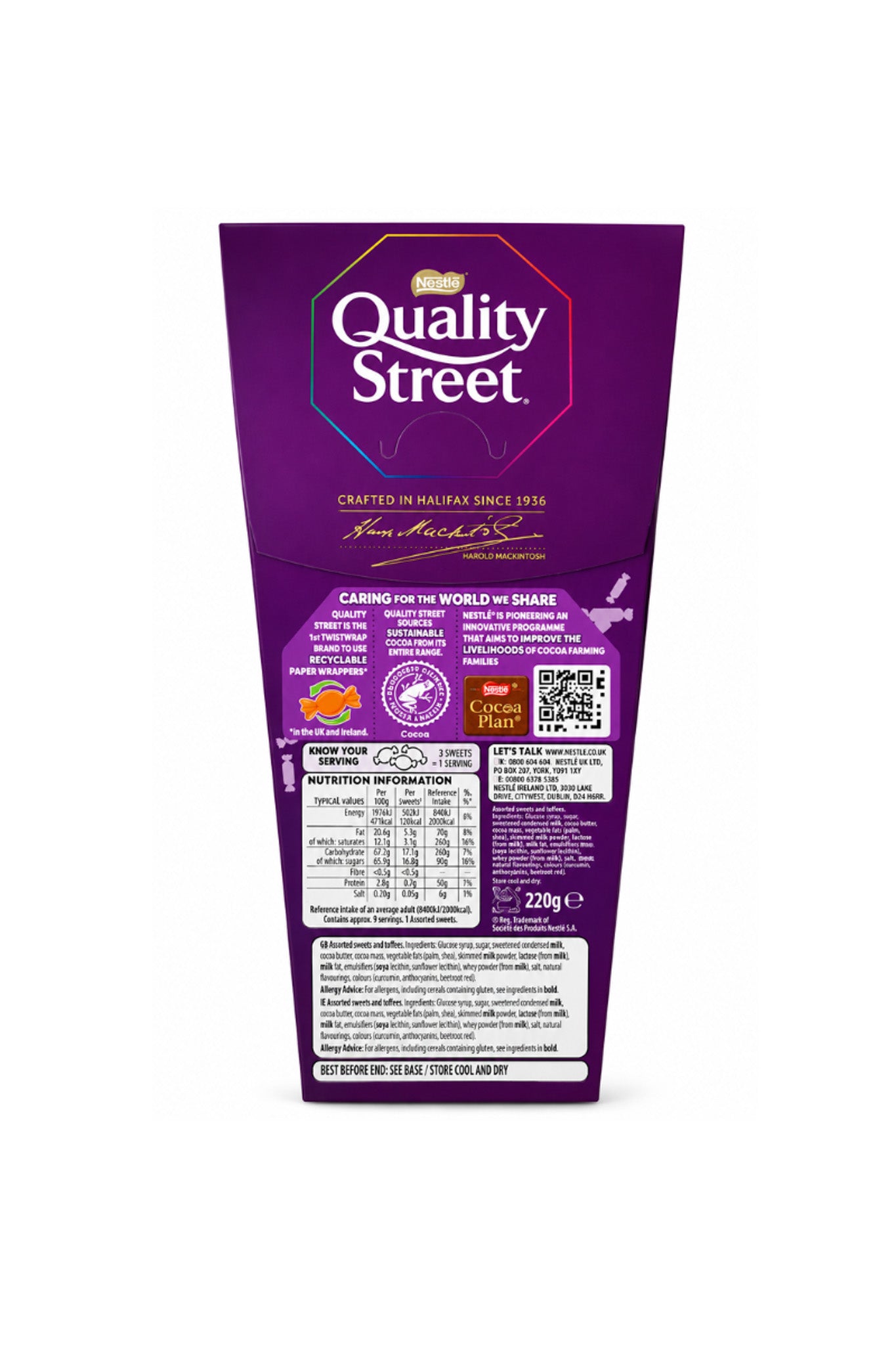 Nestle Quality Street Carton,220 g