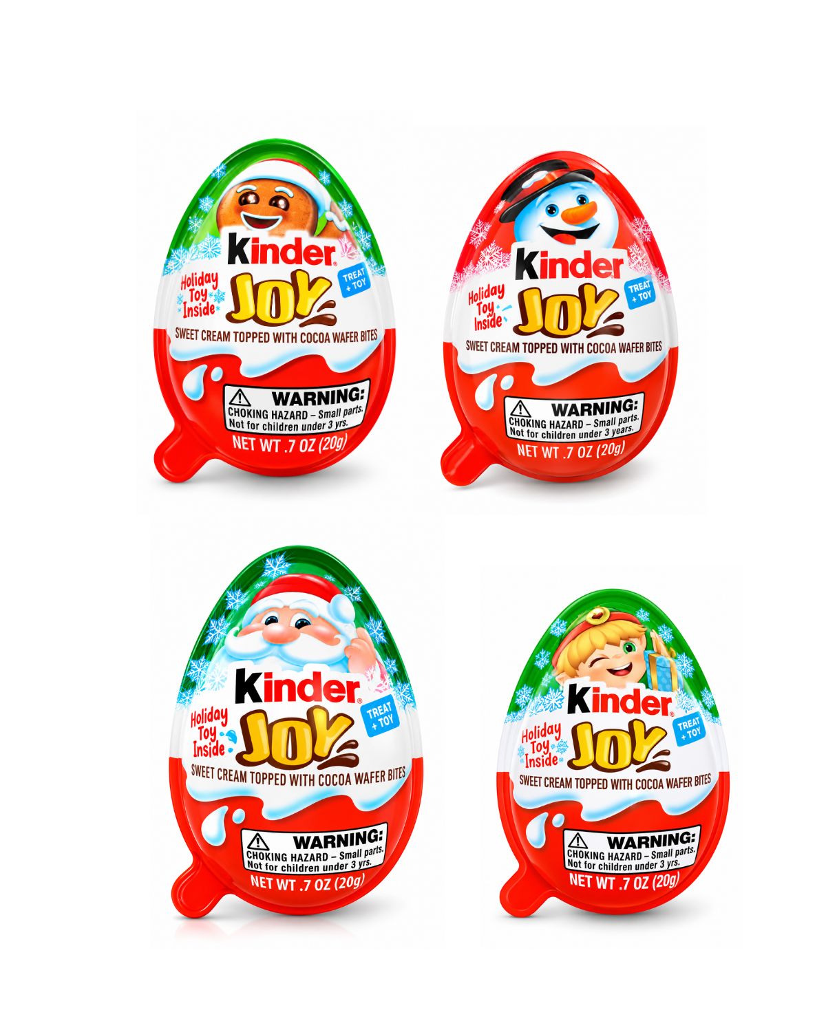 kinder joy holiday egg 0 7 oz — back