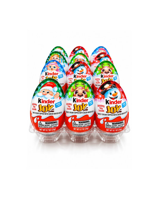 kinder joy holiday egg 0 7 oz — assorted designs