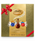 Lindt LINDOR Assorted Chocolate Truffles Holiday Gift Box – 24 Pieces, 10.2 oz