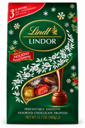 Lindt LINDOR Holiday Assortment Chocolate Truffles – 12.7 oz