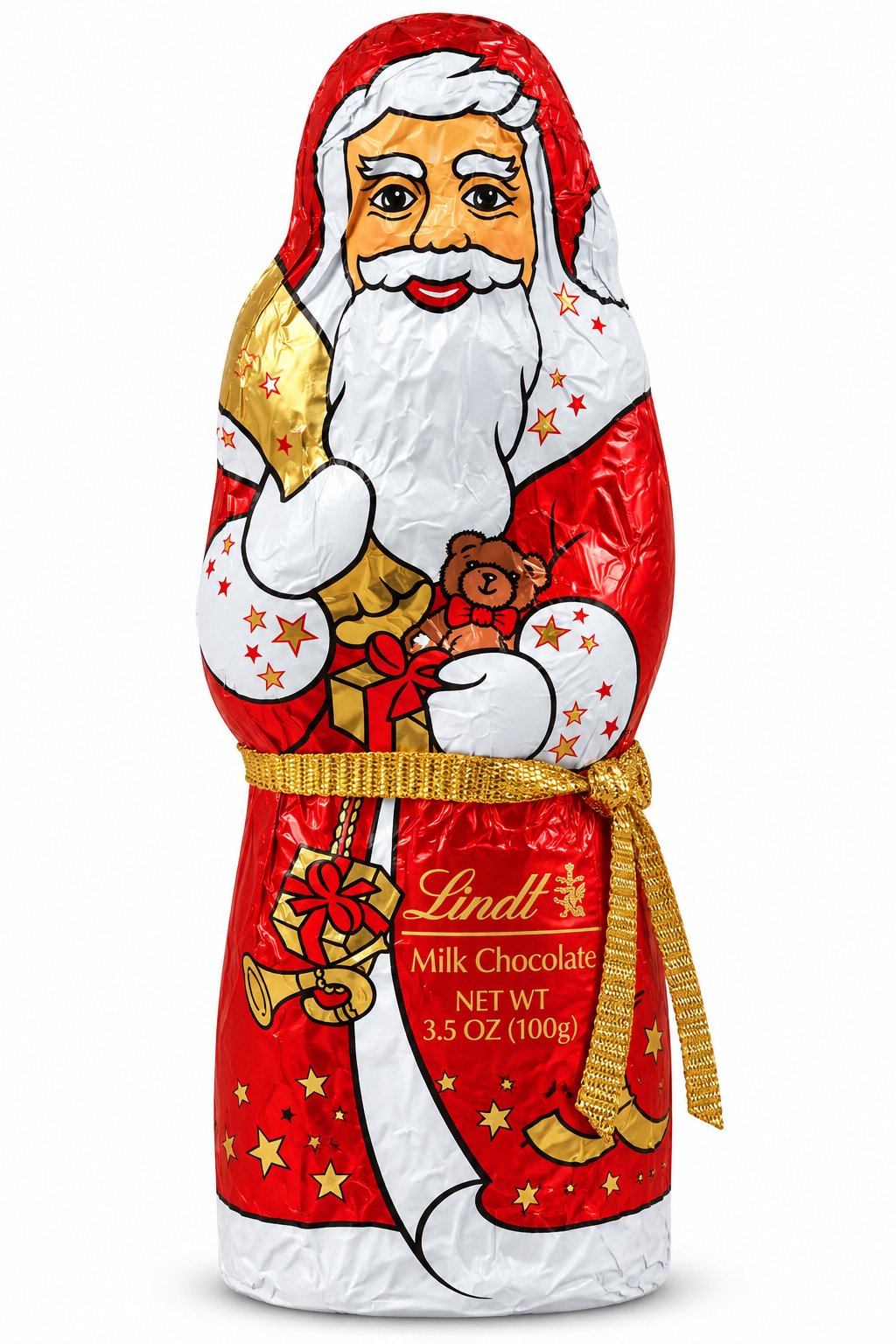 Lindt Milk Chocolate Santa 3.5 oz 100 g