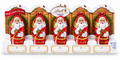 Lindt Milk Chocolate Santa 5-Pack Gift Set – 1.7 oz Each
