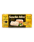 Sanchis Mira Etiqueta Negra Alicante Hard Almond Turrón – Spanish Christmas Nougat 7 oz (200 g)