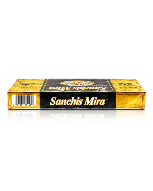 Sanchis Mira Etiqueta Negra Chocolate Almond Turrón – Spanish Christmas Nougat 7 oz (200 g)