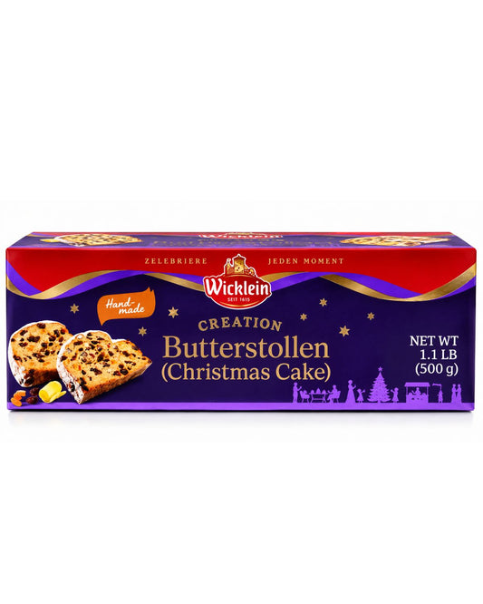 Wicklein Butterstollen Christmas Cake 500g alternate package view